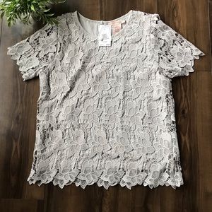 New philosophy lace shirt